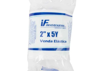 Venda Elastica Blanca 2X5 Inverfarma