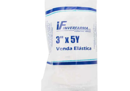 Venda Elastica Blanca 3X5 Inverfarma