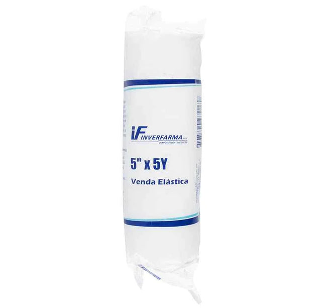 Venda Elastica Blanca 5X5 Inverfarma