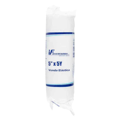 Venda Elastica Blanca 5X5 Inverfarma