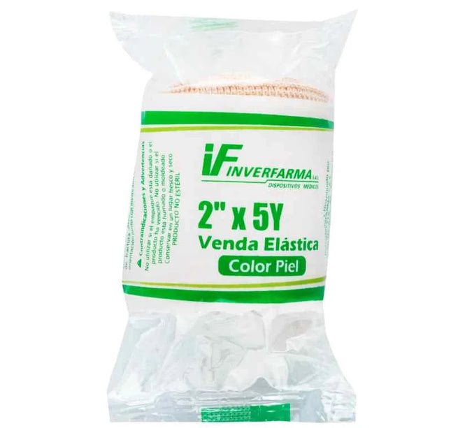 Venda Elastica Color Piel 2X5 Inverfarma