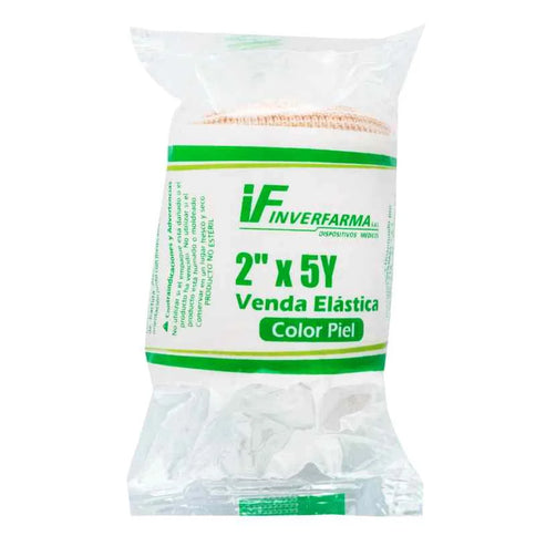 Venda Elastica Color Piel 2X5 Inverfarma