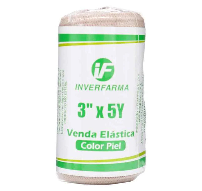 Venda Elastica Color Piel 3X5 Inverfarma