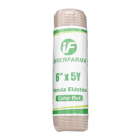 Venda Elastica Adhesiva 6X5 Piel Inverfarma
