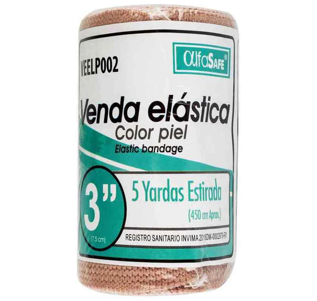 Venda Elastica Autoadhesiva 3X5 Piel Alfa