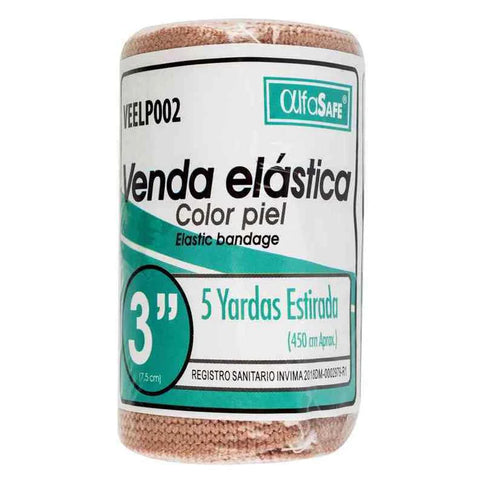 Venda Elastica Autoadhesiva 3X5 Piel Alfa