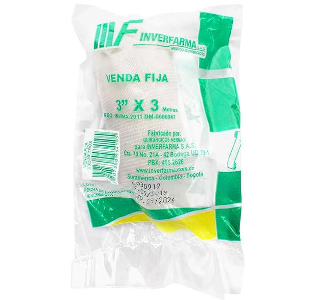 Venda Fija Blanca 3X3 Mt Mer Max Inverfarma