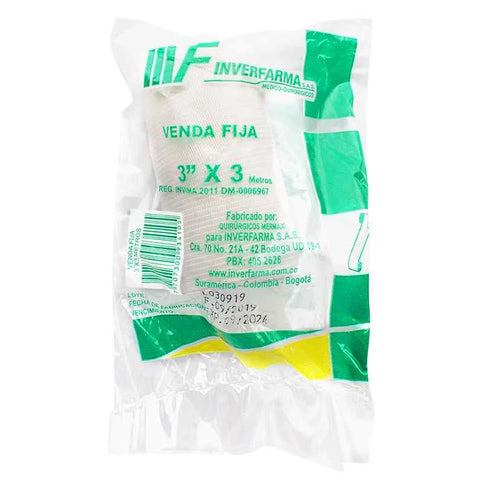 Venda Fija Blanca 3X3 Mt Mer Max Inverfarma