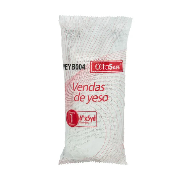 Vendas Yeso Blanca Alfasafe 6X5