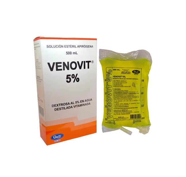 Suero Venovit 5% A/D 500 Ml Bolsa