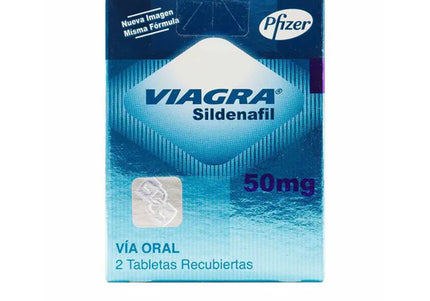 Viagra 50 Mg 2 Tabletas