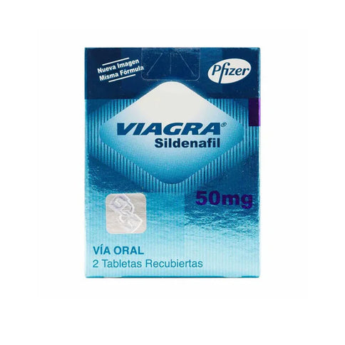 Viagra 50 Mg 2 Tabletas