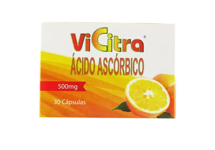 Vitamina C Vicitra 500 Mg 30 Capsulas