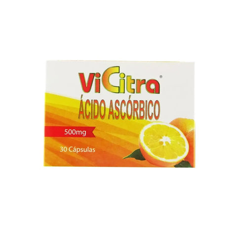 Vitamina C Vicitra 500 Mg 30 Capsulas