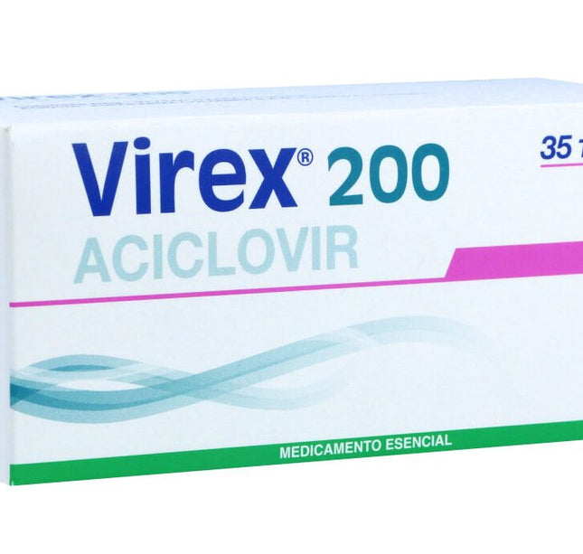 Virex 200 Mg 35 Tabletas