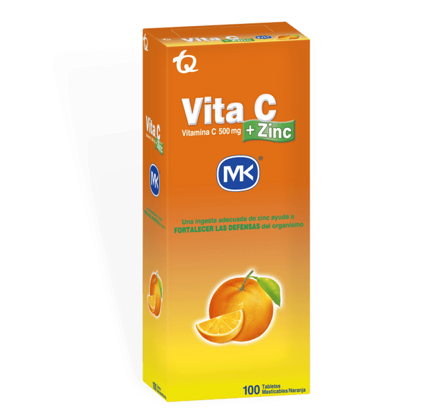 Vitamina Vita C Zinc Nar Mast 100 Tbs Mk