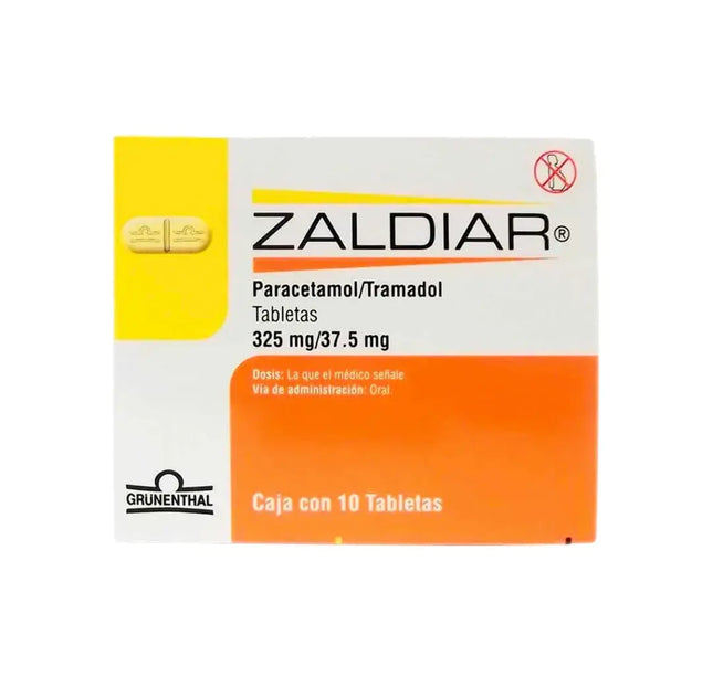 Zaldiar 37.5/325 Mg 10 Tabletas