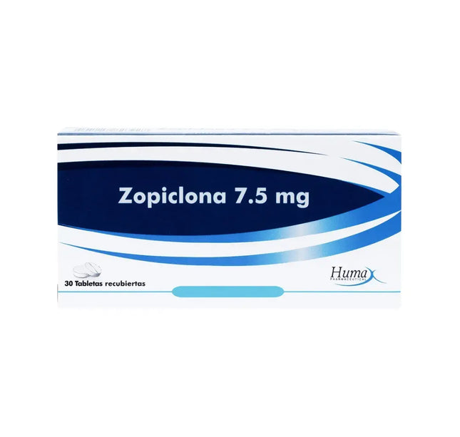 Zopiclona 7.5 Mg 30 Tabletas Hp