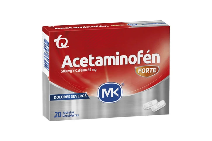 Aceta Forte 500Mg Cafeina 65Mg 20Tabs Mk