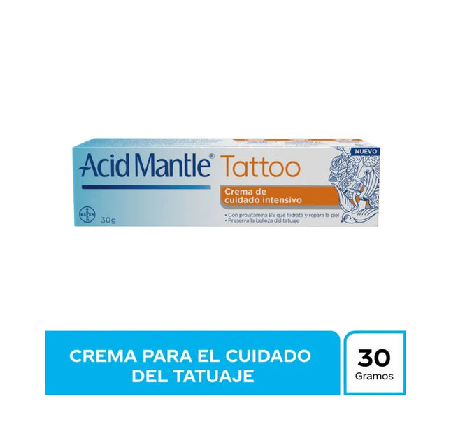 Acido Mantle Tattoo 30 Gramos