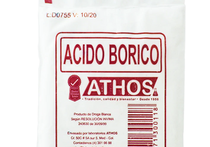 Acido Borico 15 Gr 30 Sobres Athos