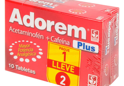 Adorem Plus 10 Tabletas Pague 1 Lleve 2