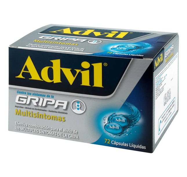 Advil Gripa 72 Capsulasa