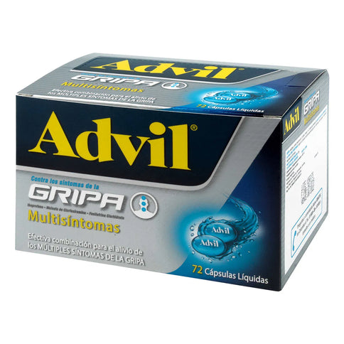 Advil Gripa 72 Capsulasa