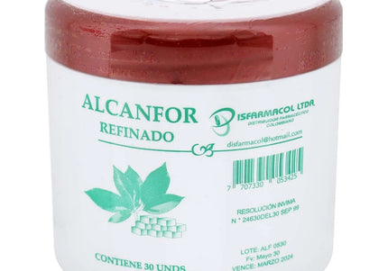 Alcanfor Refinado 30 Und