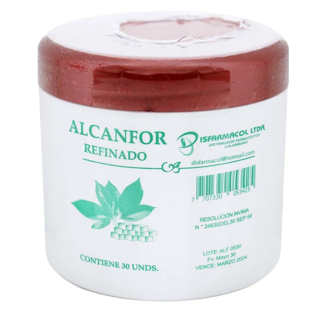 Alcanfor Refinado 30 Und