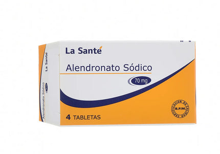 Alendronato 70 Mg 4 Tabletas LS