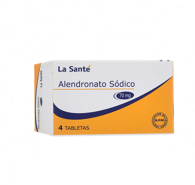 Alendronato 70 Mg 4 Tabletas LS
