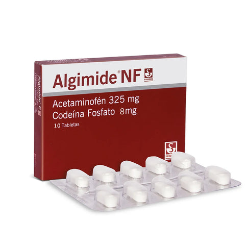 Algimide Nf 325/8 Mg 10 Tbs Acetaminofen/Codeina