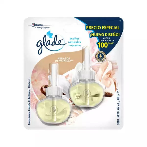 Ambientador Glade 2 Repuesto Aceite Vainilla