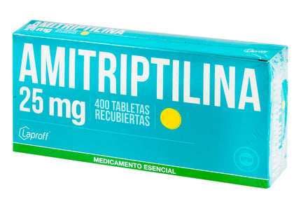 Amitriptilina 25 Mg 400 Tabletas