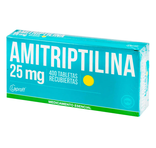 Amitriptilina 25 Mg 400 Tabletas
