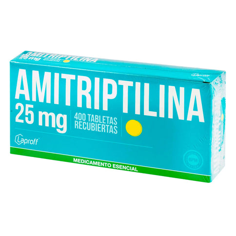 Amitriptilina 25 Mg 400 Tabletas