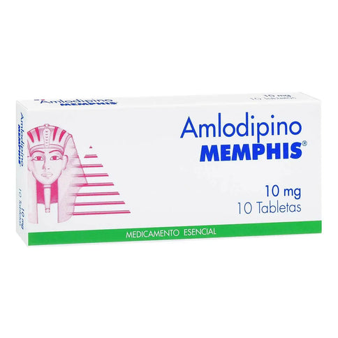 Amlodipino 10 Mg 10 Tabletas Mp