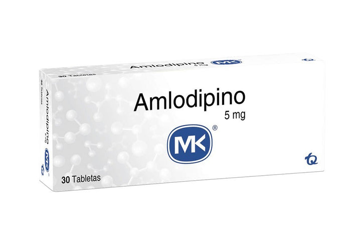 Amlodipino 5Mg 30 Tbs Mk