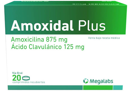 Amoxidal Plus 20 Tabletas Recubiertas