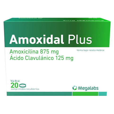 Amoxidal Plus 20 Tabletas Recubiertas