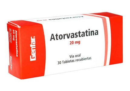 Atorvastatina 20 Mg 30 Tbs Gf