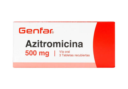 Azitromicina 500 Mg 3 Tabletas Gf