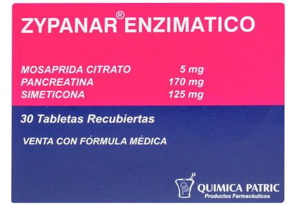 Zypanar Enzimatico 30 Tabletas