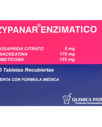 ZYPANAR ENZIMATICO 30 TBS