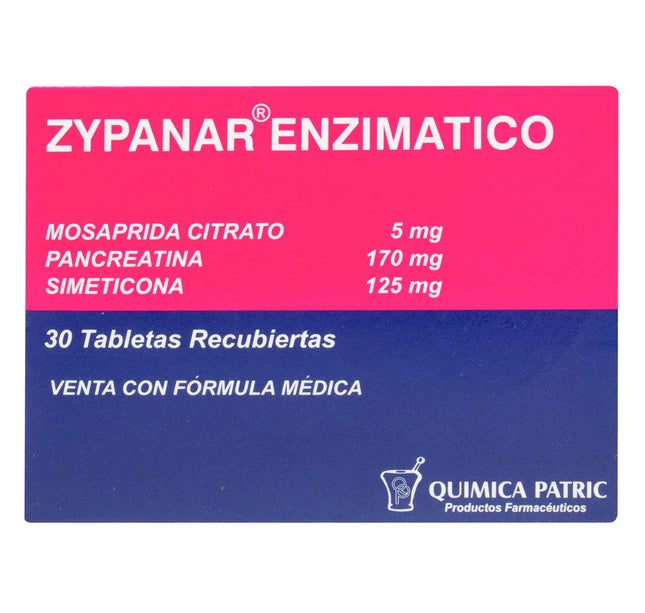 Zypanar Enzimatico 30 Tabletas