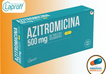 Azitromicina 500 Mg 60 Tabletas