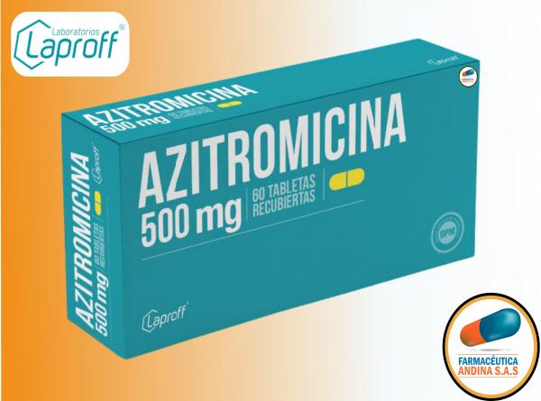 Azitromicina 500 Mg 60 Tabletas