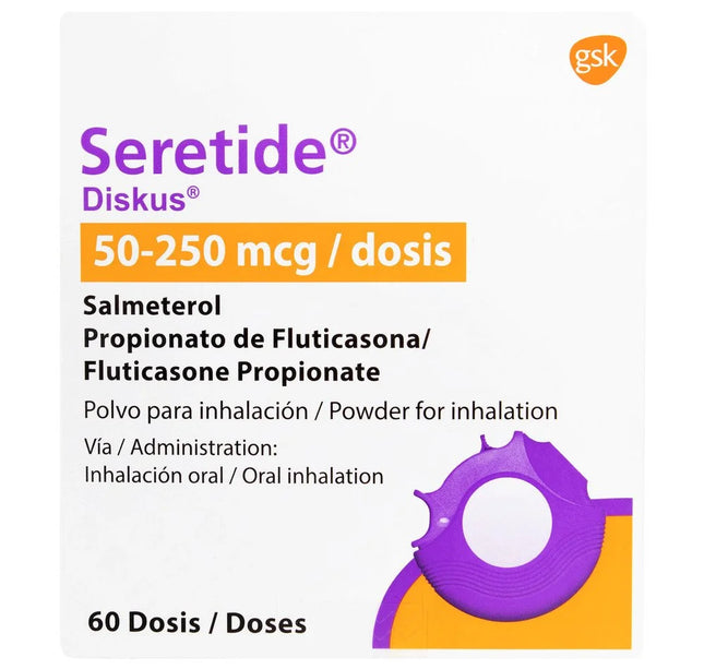 Seretide D50/250M 60 Dosis