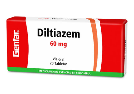 Diltiazem 60 Mg 20 Tabletas Gf